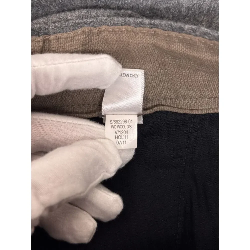Vintage Banana Republic Pants 36 x 32 Mens Wool Flannel Officer Military Cargo